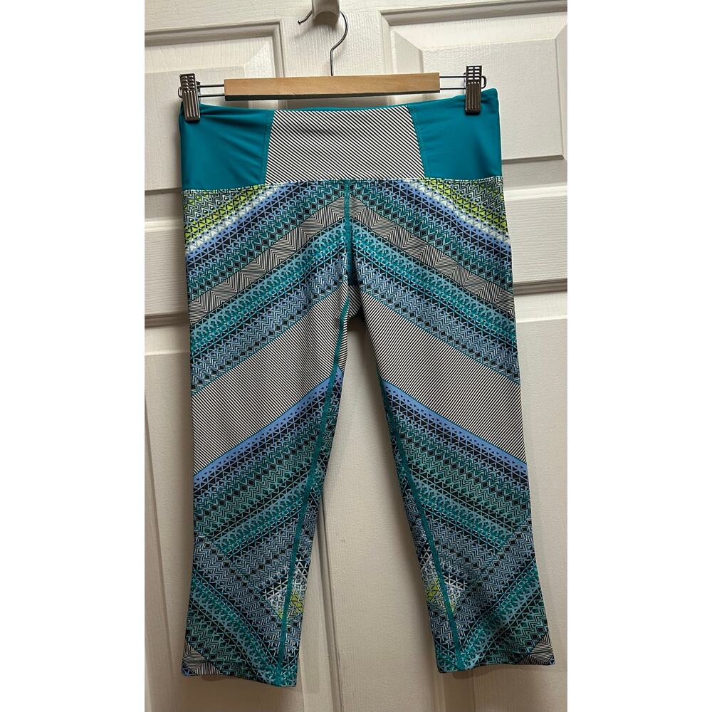 PRANA Women's Rai Pattern Cropped Swim Leggings, Size S